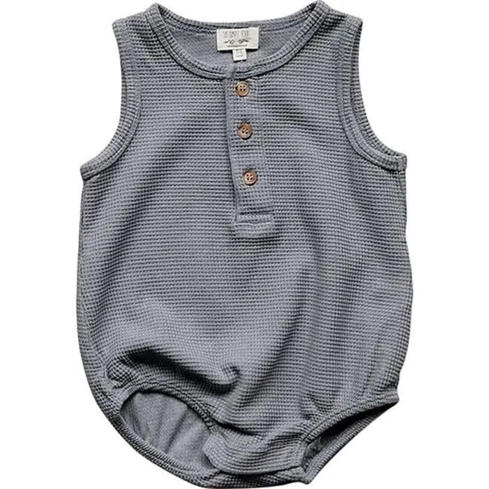 The simple folk - Seeker waffle knit romper- 3t-4t
